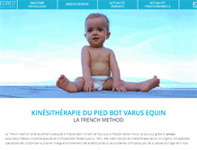 Tablet Screenshot of pied-bot.fr